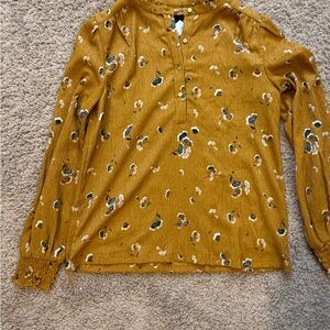 Ann Taylor  Floral Long Sleeve Blouse NWT - XS